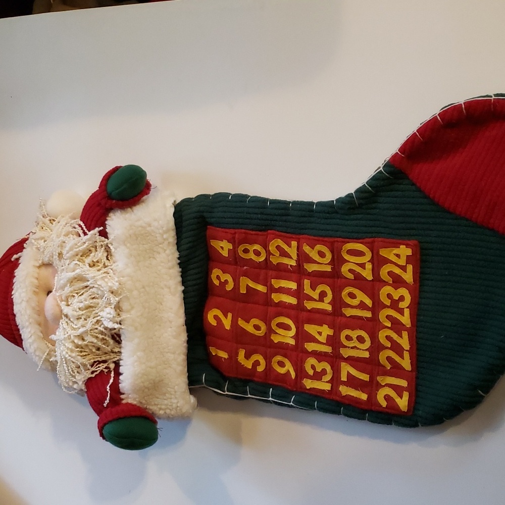 Christmas Stocking Calendar Countdown - Picture 1 of 3
